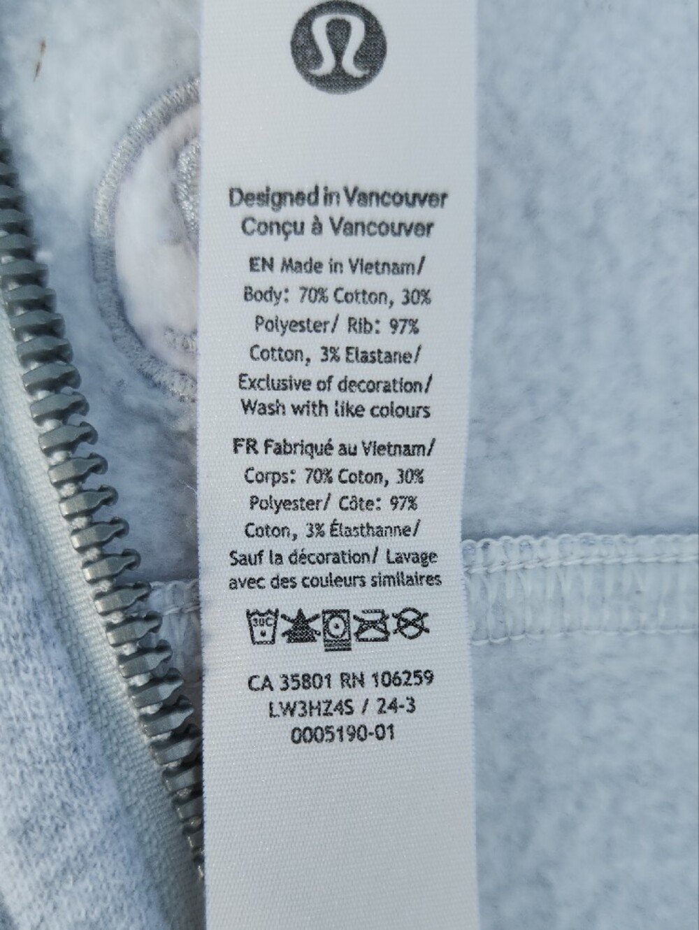 lululemon athletica Scuba Oversize Funnel Neck Half-Zip Pullover sizes S / XS - Picture 7 of 16
